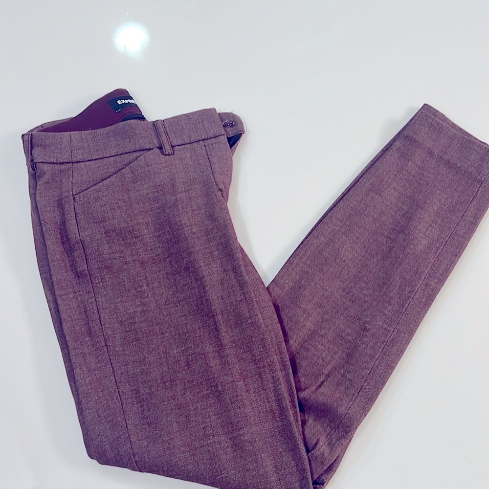 Express Mid-Rise Skinny Dress Pants
